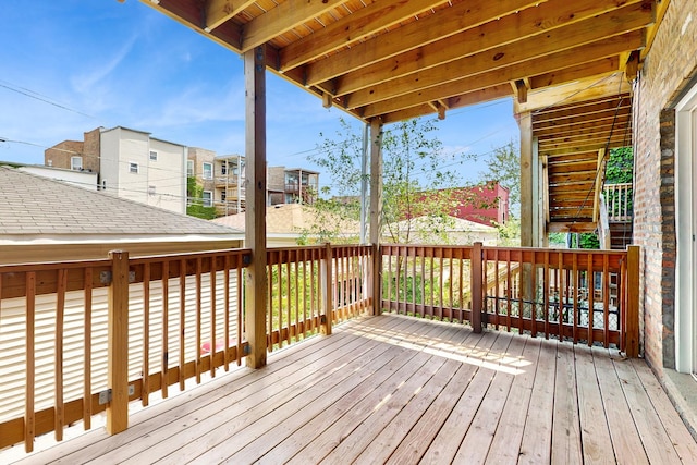 6347 S Drexel Ave, Chicago, IL 60637 - deck featuring a residential view