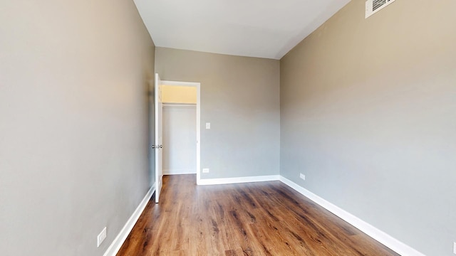 6347 S Drexel Ave, Chicago, IL 60637 - unfurnished room with dark wood-style floors and baseboards