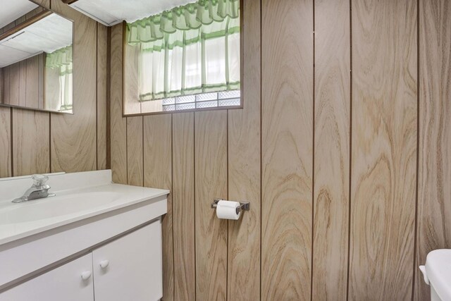 5548 S Kedvale Ave, Chicago, IL 60629 - half bathroom with vanity and toilet
