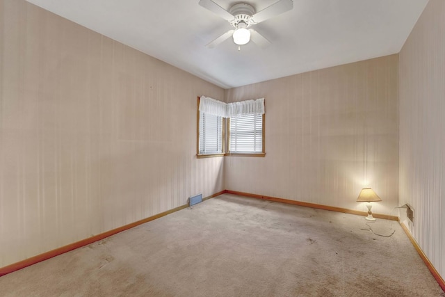 5548 S Kedvale Ave, Chicago, IL 60629 - carpeted empty room with a ceiling fan and baseboards