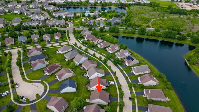 825 Colchester Dr, Oswego, IL 60543 - aerial view of property's location featuring a nearby body of water and nearby suburban area