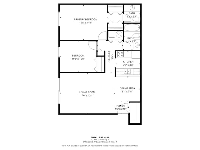 5235 James Ln Unit 1202, Crestwood, IL 60418 - floor plan / room layout