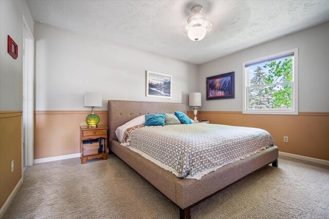 315 S Bone Dr, Normal, IL 61761 - bedroom with carpet floors and a textured ceiling