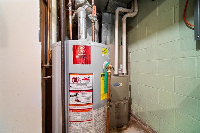 315 S Bone Dr, Normal, IL 61761 - utility room featuring water heater