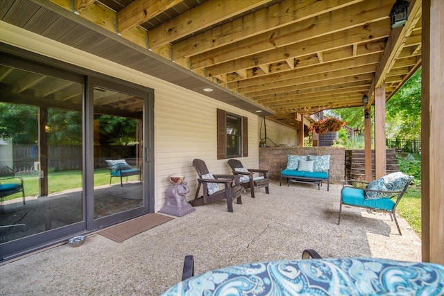 315 S Bone Dr, Normal, IL 61761 - view of patio / terrace featuring an outdoor hangout area