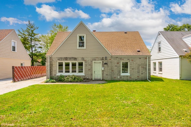 4117 W 99th St, Oak Lawn, IL 60453 - view of front facade featuring stone siding and roof with shingles
