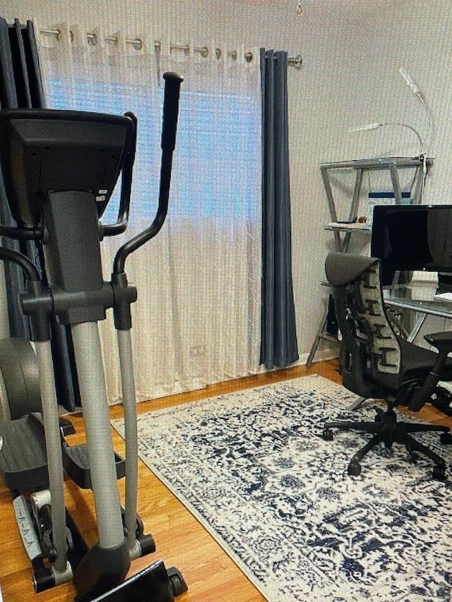 3801 S Lombard Ave, Cicero, IL 60804 - home office featuring wood finished floors