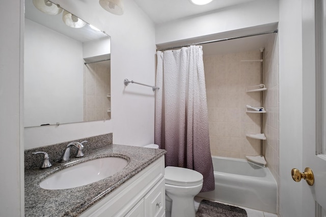 101 Bar Harbour Rd Unit 6E, Schaumburg, IL 60193 - bathroom with vanity, toilet, and shower / bath combination with curtain