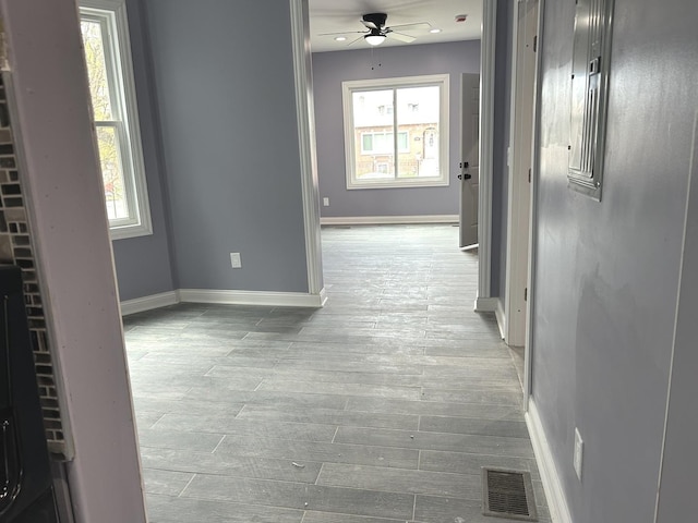 2709 S 59th Ct, Cicero, IL 60804 - corridor with baseboards and light wood finished floors