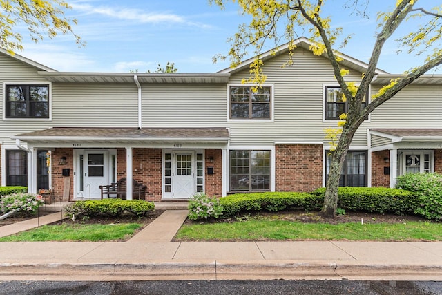 4189 Brentwood Ln, Waukegan, IL 60087 - view of property featuring brick siding and covered porch