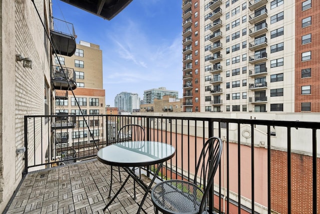 1503 S State St Unit 606, Chicago, IL 60605 - balcony with a view of city