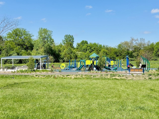 4574 Whitney Dr, Hanover Park, IL 60133 - communal playground with a lawn