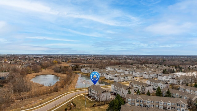 642 Wolverine Dr, Aurora, IL 60502 - aerial view of a nearby body of water