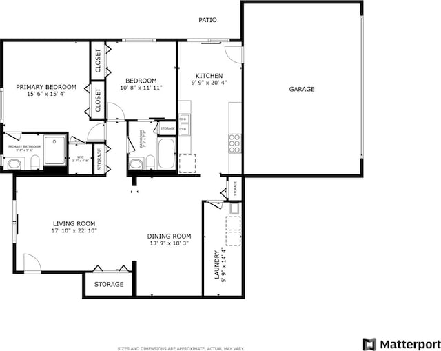 11545 Autobahn Dr E Unit 101, Palos Park, IL 60464 - room layout