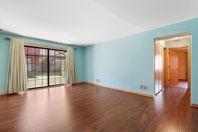11545 Autobahn Dr E Unit 101, Palos Park, IL 60464 - empty room with wood finished floors and baseboards