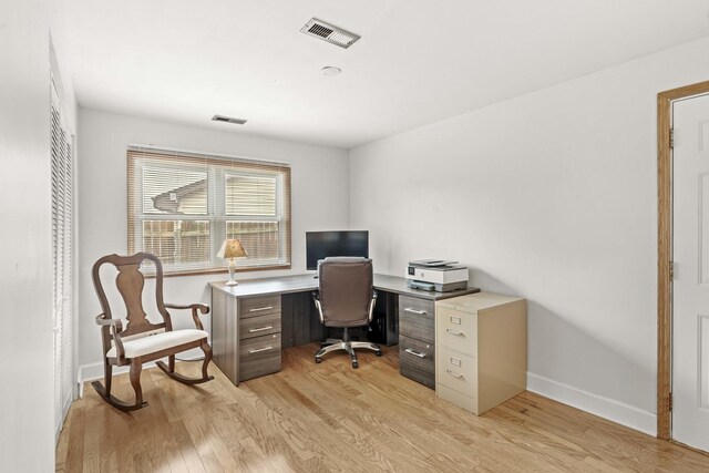 13843 W Stoneoak Way, Homer Glen, IL 60491 - office featuring light wood-style flooring and baseboards