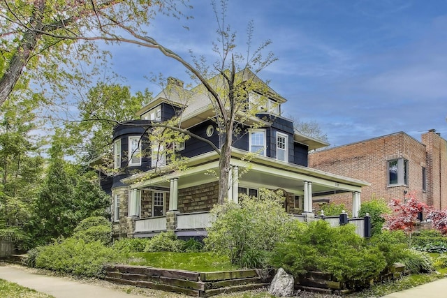 1701 W Chase Ave, Chicago, IL 60626 - view of front of house with covered porch