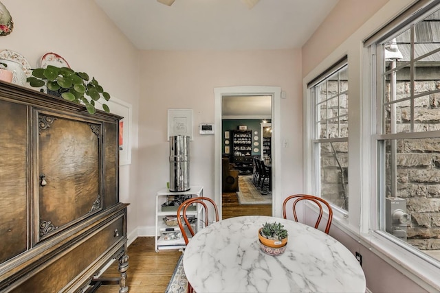 1701 W Chase Ave, Chicago, IL 60626 - dining room featuring dark wood-style floors