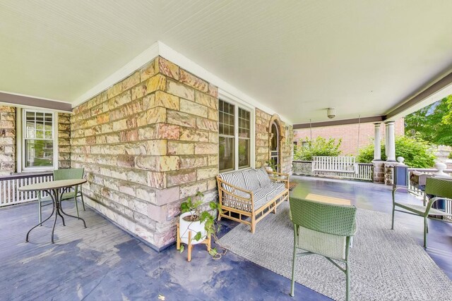 1701 W Chase Ave, Chicago, IL 60626 - view of covered porch