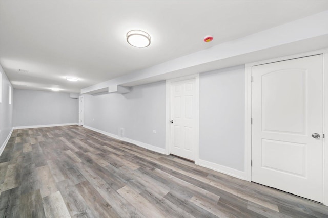 11522 S Parnell Ave, Chicago, IL 60628 - finished below grade area with wood finished floors and baseboards