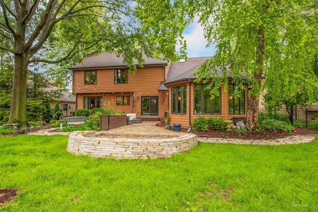 2734 Alyssa Dr, Naperville, IL 60565 - back of property with roof with shingles