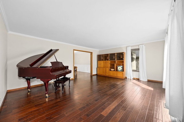 2734 Alyssa Dr, Naperville, IL 60565 - living area featuring wood finished floors and crown molding