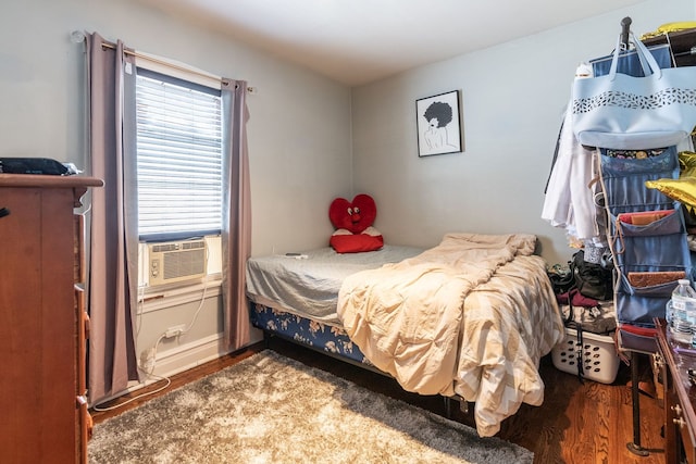 4109 W Oakdale Ave, Chicago, IL 60641 - bedroom featuring wood finished floors and cooling unit