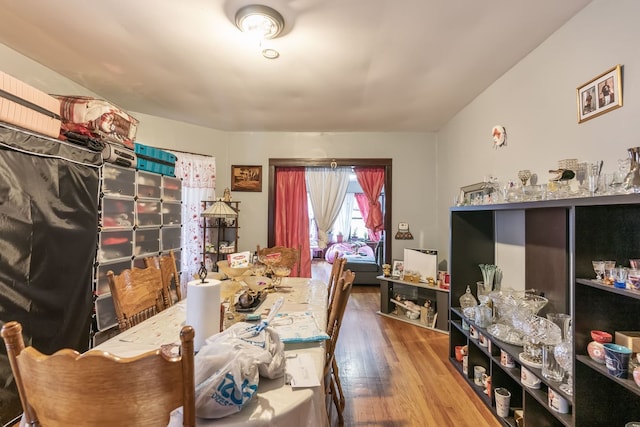 4109 W Oakdale Ave, Chicago, IL 60641 - dining area featuring wood finished floors