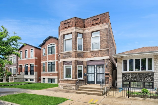 3430 S Parnell Ave, Chicago, IL 60616 - view of front of home featuring brick siding and stone siding