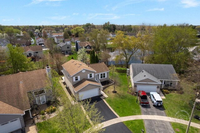 2717 Briarwood Ct, Woodridge, IL 60517 - aerial perspective of suburban area