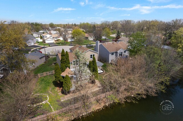 2717 Briarwood Ct, Woodridge, IL 60517 - aerial view of property's location with nearby suburban area and a large body of water