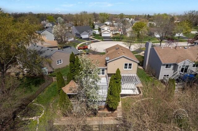 2717 Briarwood Ct, Woodridge, IL 60517 - aerial perspective of suburban area