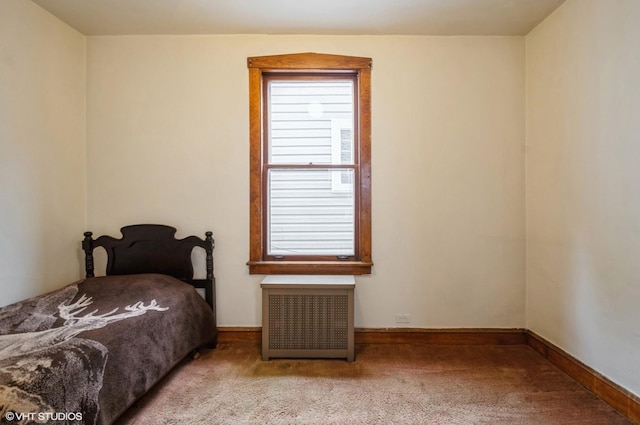 2109 N Long Ave, Chicago, IL 60639 - carpeted bedroom with radiator heating unit and baseboards