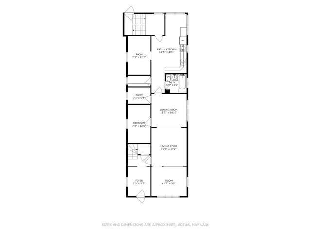 2109 N Long Ave, Chicago, IL 60639 - floor plan / room layout
