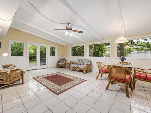 3843 Lizette Ln, Glenview, IL 60026 - sunroom / solarium featuring french doors