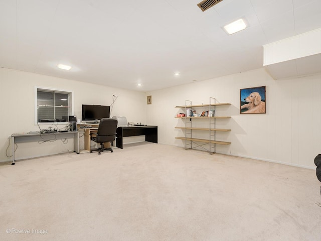 3843 Lizette Ln, Glenview, IL 60026 - office area with carpet flooring