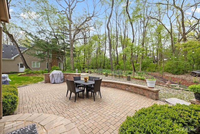 440 Cranesbill Dr, West Chicago, IL 60185 - view of patio / terrace with outdoor dining area and area for grilling