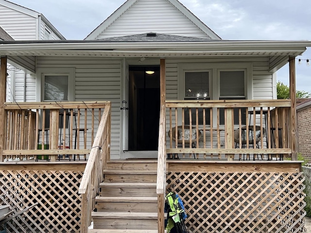 6036 S Loomis Blvd, Chicago, IL 60636 - entrance to property with a wooden deck