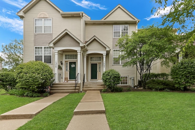 1544 Sauganash Ct, Gurnee, IL 60031 - view of front of home with a front lawn