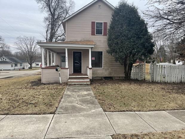 622 Clark St, Marseilles, IL 61341 - view of front of house with covered porch