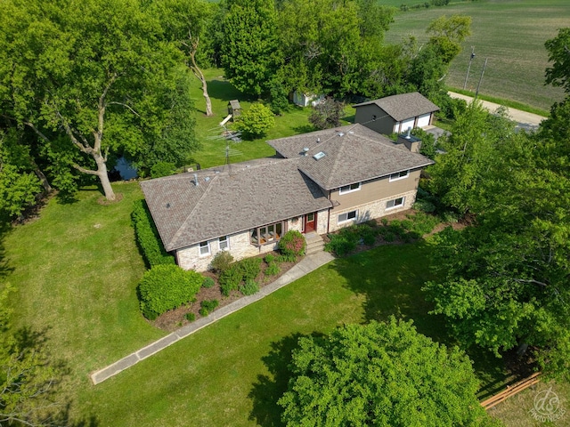 28671 Moose Range Rd, Sycamore, IL 60178 - view from above of property