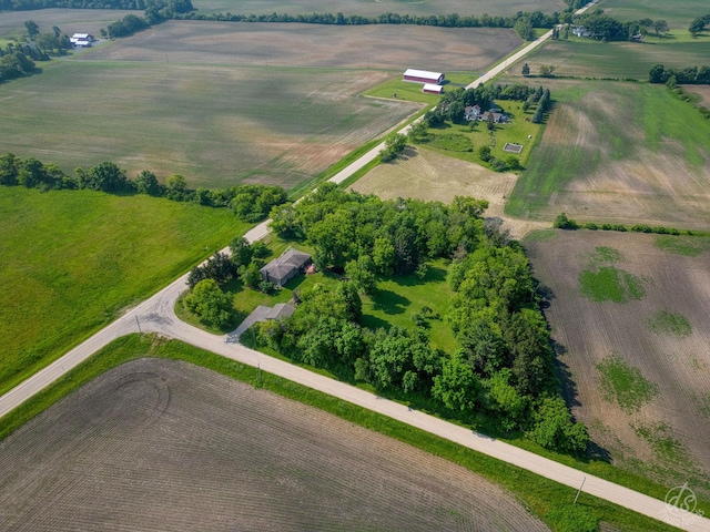 28671 Moose Range Rd, Sycamore, IL 60178 - aerial view of property's location featuring rural landscape and agricultural land