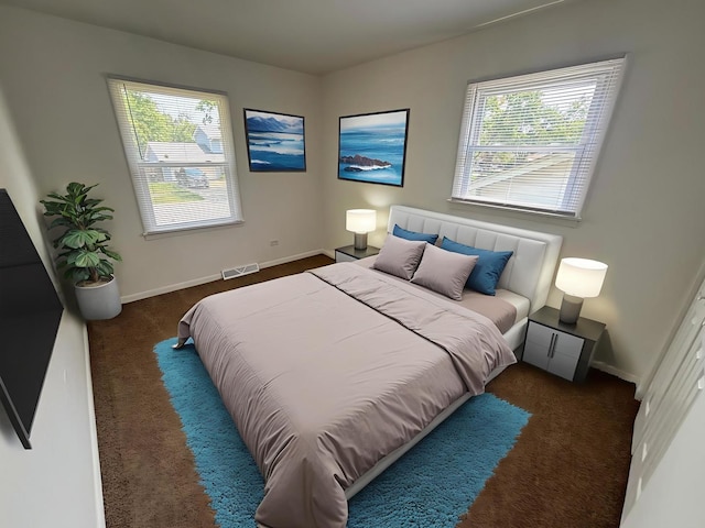 17526 Hawthorne Dr, Country Club Hills, IL 60478 - carpeted bedroom with multiple windows and baseboards