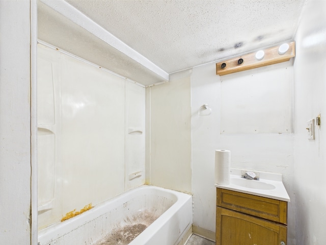 9216 S Ada St, Chicago, IL 60620 - full bath with a textured ceiling and vanity