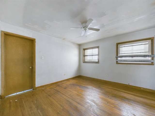 9216 S Ada St, Chicago, IL 60620 - spare room featuring wood-type flooring and ceiling fan