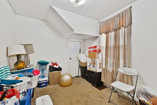 1917 Emerson St, Evanston, IL 60201 - interior space with crown molding and carpet