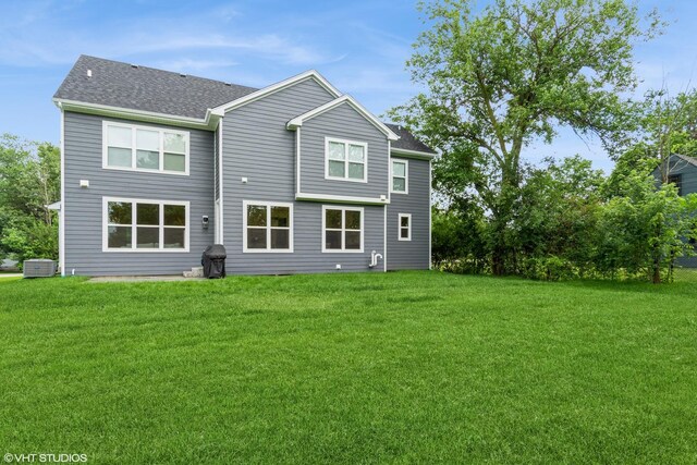 6030 Fairview Ave, Downers Grove, IL 60516 - back of house with a yard and a shingled roof