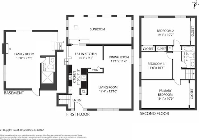 71 Ruggles Ct, Orland Park, IL 60467 - view of room layout