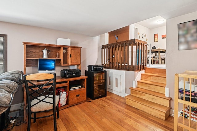 71 Ruggles Ct, Orland Park, IL 60467 - kitchen featuring light wood-style floors and brown cabinetry