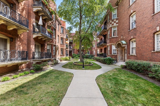 5331 S Harper Ave Unit 1, Chicago, IL 60615 - view of home's community featuring a lawn and a residential view